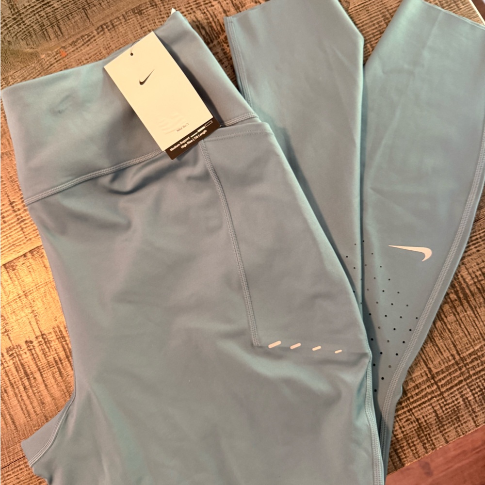 Nike Teal/Light Blue Women's Performance Leggings